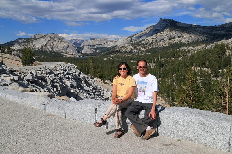 Lvannah and Matthew in Yosemite National Park