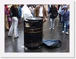 gbsi_425 * Edinburgh.    Wierdo playing guitar inside of a garbage can. * 1067 x 800 * (254KB)