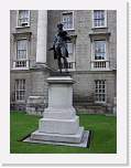 gbsi_636 * Dublin.  Outside Trinity college.  I'm intrigued by a statue with the Jewish name of Goldsmith, but it's Oliver Goldsmith a very gentile  playwright. * 800 x 1067 * (275KB)