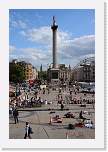 gbsi_083 * View of Trafalgar Square from the entrance to the National Gallery. * 800 x 1200 * (316KB)