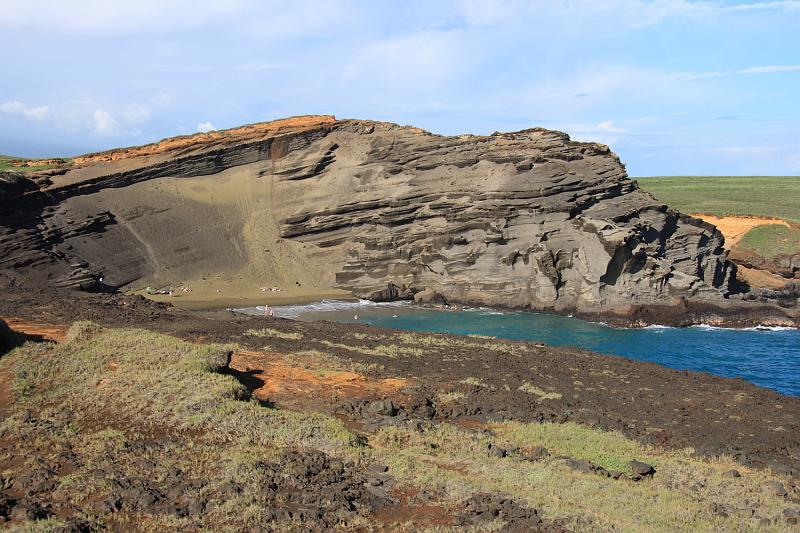 hawaii252.JPG - Day 4:  Green sand beach (after the 2.5 mile hike).