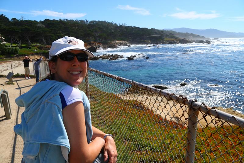 Monterey117.JPG - My lovely wife posing for the camera.
