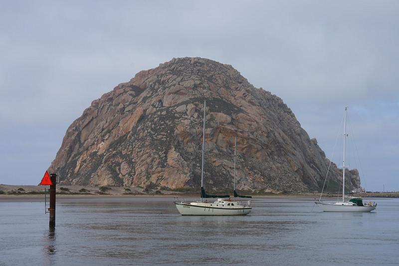 slo072.JPG - Morro Bay.  Morro Rock.