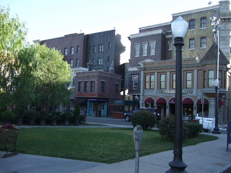 socal078.JPG - Universal Studios Studio Tour.  The set from "Back to the Future"