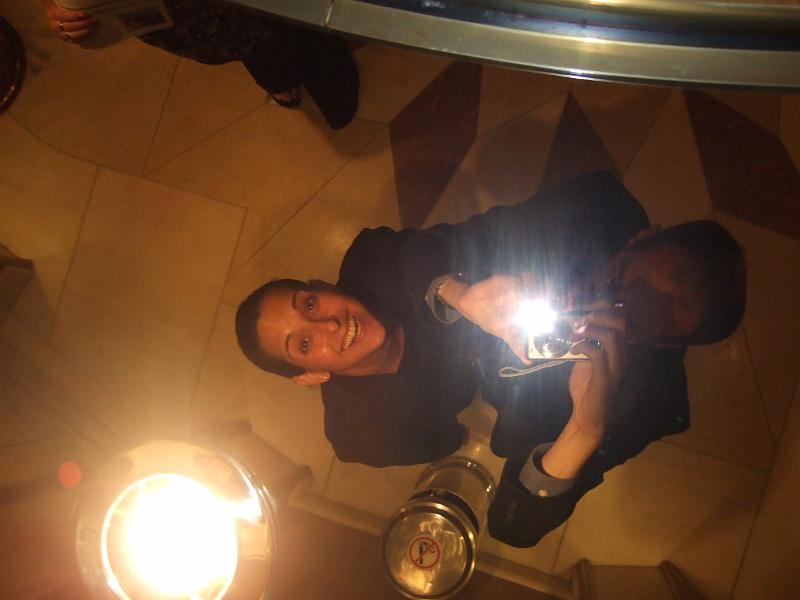 alaska554.JPG - In the elevator after dinner.
