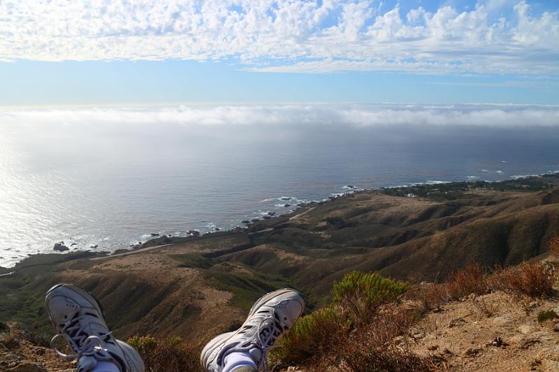 Monterey361.JPG - Garrapata State Park.  Ah, a bench.  If only they sold milkshakes here.