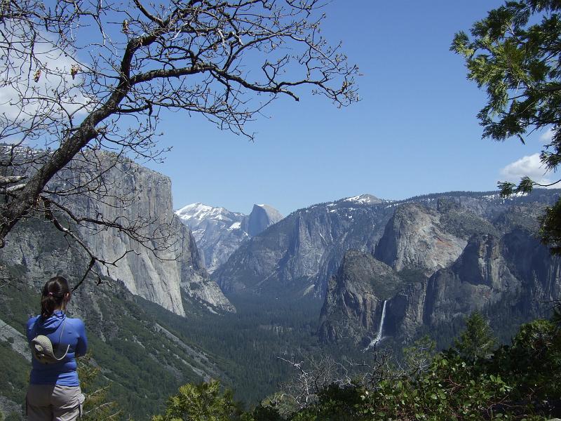 yosemite307.JPG - Taking in the view. El Cap, Half Dome, Bridalveil Falls.