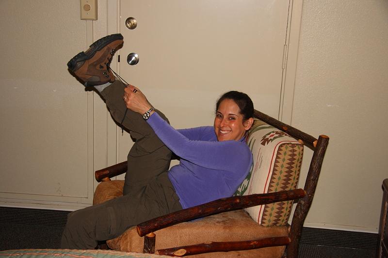 yosemite2010_002.JPG - We've got a big hike planned....must have the shoes properly tied.
